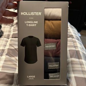 Hollister longline t-shirt set of 5 t-shirts size large